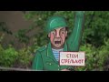 Zielone ludziki w Hajnówce! Russian green man in Hajnowka